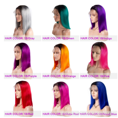 Natural Hairline wholesale 100% Vendors Cuticle Aligned Highlight HD Brazilian Virgin Women Ombre Human Hair Lace Front Wig